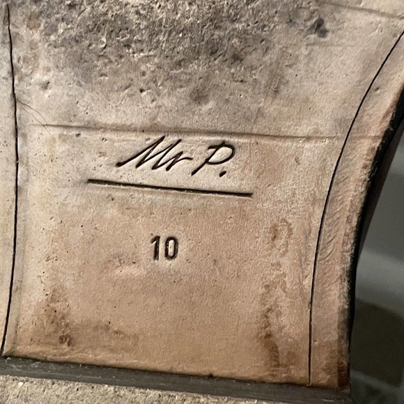 Mr. Porter‎ Brown Leather Derby Shoes Size 10 Mr. P